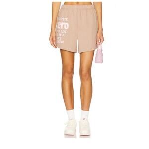 NEW! The Mayfair Group 'It Costs $0' Vintage Sweatshorts in TAUPE (S/M)